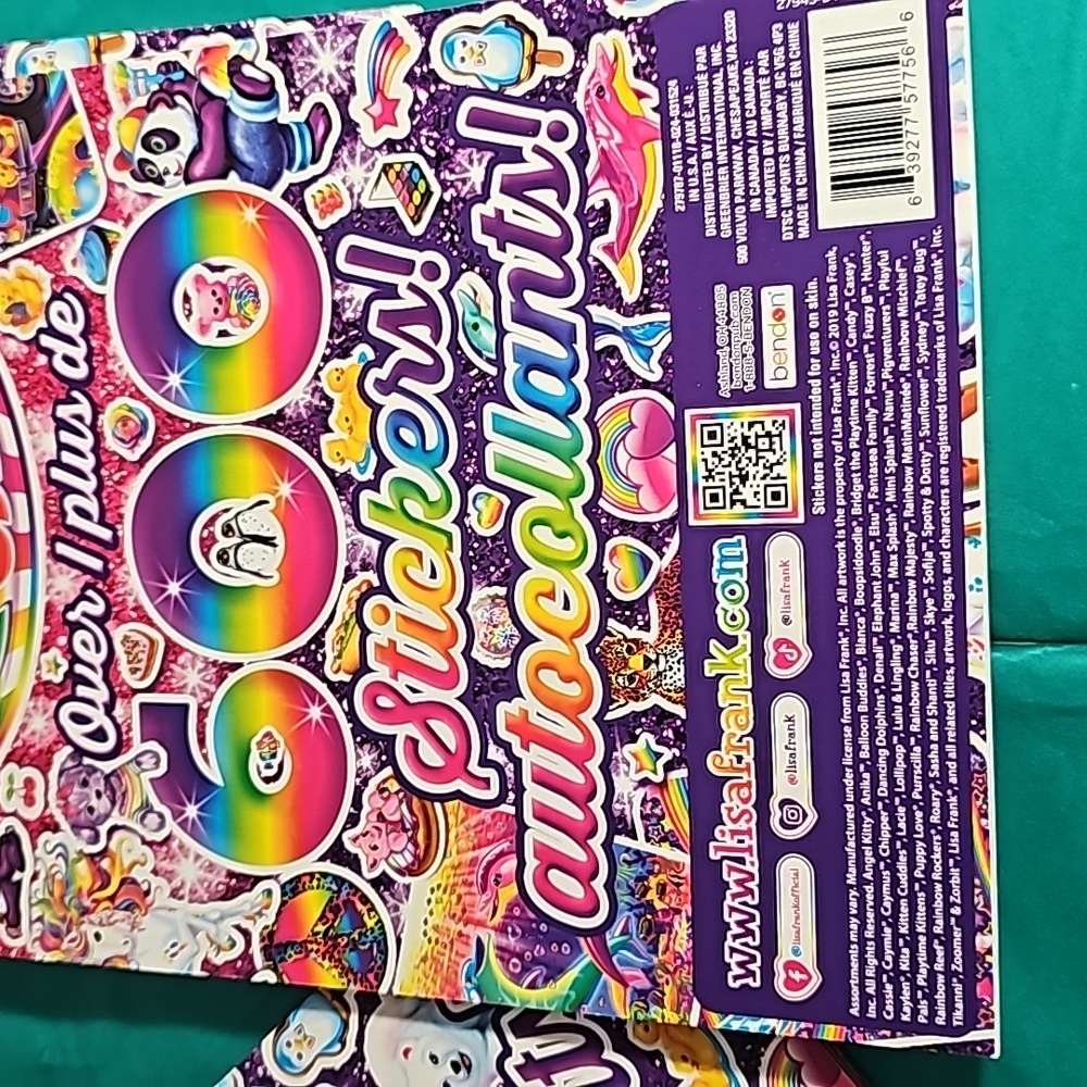 Lisa frank sticker book's 600 each total of 3 books...1800 stickers Brand New - Picture 12 of 12